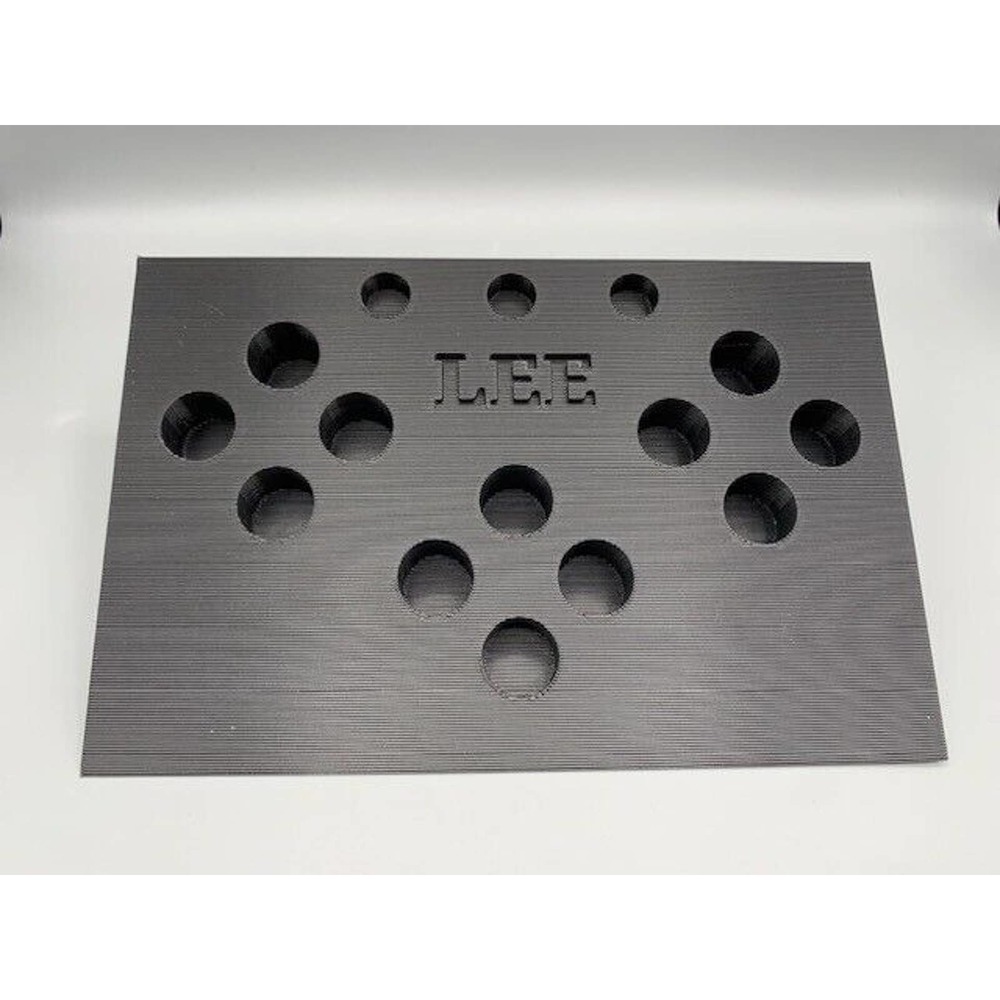LEE Precision Turret Press - Turret Holder Organizer - 3 turrets and holders